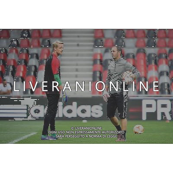 Jonas LOSSL / Ronald THOMAS - 02.10.2014 - Guingamp / PAOK Salonique - Europa League Photo : Fred Porcu / Icon Sport AG ALDO LIVERANI SAS ONLY ITALY