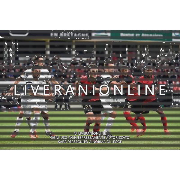 Stefanos ATHANASIADIS / Christophe KERBRAT / Miguel VITOR / Claudio BEAUVUE / Jeremy SORBON - 02.10.2014 - Guingamp / PAOK Salonique - Europa League Photo : Fred Porcu / Icon Sport AG ALDO LIVERANI SAS ONLY ITALY