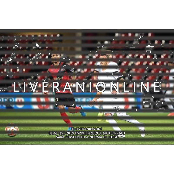 Sylvain MARVEAUX / Ergys KACE - 02.10.2014 - Guingamp / PAOK Salonique - Europa League Photo : Fred Porcu / Icon Sport AG ALDO LIVERANI SAS ONLY ITALY