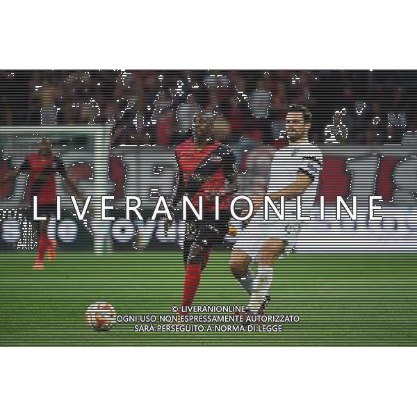 Younousse SANKHARE / Alexandros TZIOLIS - 02.10.2014 - Guingamp / PAOK Salonique - Europa League Photo : Fred Porcu / Icon Sport AG ALDO LIVERANI SAS ONLY ITALY