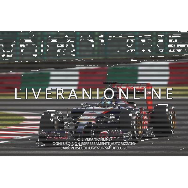 Jean-Eric Vergne (FRA) Scuderia Toro Rosso STR9. 04.10.2014. Formula 1 World Championship, Rd 15, Japanese Grand Prix, Suzuka, Japan, Qualifying Day. - www.xpbimages.com, EMail: requests@xpbimages.com - copy of publication required for printed pictures. Every used picture is fee-liable. © Copyright: Photo4 / XPB Images /Ag. Aldo Liverani s.a.s.-Only Italy-Editorial Use Only