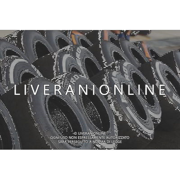 Pirelli tyres. 04.10.2014. Formula 1 World Championship, Rd 15, Japanese Grand Prix, Suzuka, Japan, Qualifying Day. - www.xpbimages.com, EMail: requests@xpbimages.com - copy of publication required for printed pictures. Every used picture is fee-liable. © Copyright: Photo4 / XPB Images /Ag. Aldo Liverani s.a.s.-Only Italy-Editorial Use Only