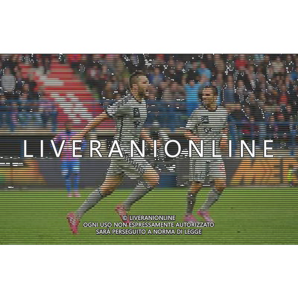 Joie Andre Pierre GIGNAC - 04.10.2014 - Caen / Marseille - 9eme journee de Ligue 1 Photo : Dave Winter / Icon Sport AG ALDO LIVERANI SAS ONLY ITALY