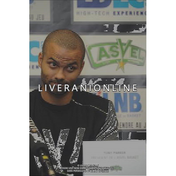 Tony PARKER - 04.10.2014 - Basket ball - Conference de presse - Lyon Villeurbanne - Pro A Photo : Jean Paul Thomas / Icon Sport ag aldo liverani sas only italy
