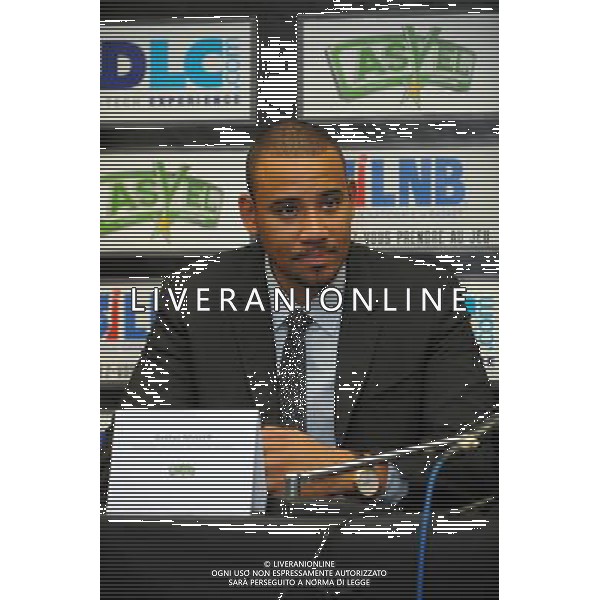 Gaetan MULLER - 04.10.2014 - Basket ball - Conference de presse - Lyon Villeurbanne - Pro A Photo : Jean Paul Thomas / Icon Sport ag aldo liverani sas only italy