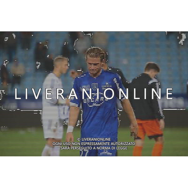Guillaume GILLET - 04.10.2014 - Bastia / Lorient - 9eme journee de Ligue 1 Photo : Michel Maestracci / Icon Sport AG ALDO LIVERANI SAS ONLY ITALY