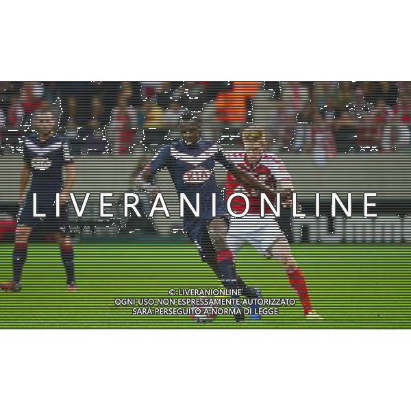 Cheick DIABATE / Gaetan CHARBONNIER - 03.10.2014 - Reims / Bordeaux - 9eme journee de Ligue 1 Photo : Dave Winter / Icon Sport AG ALDO LIVERANI SAS ONLY ITALY