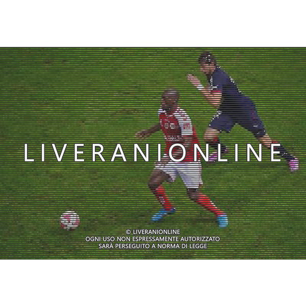 Mohamed FOFANA / Emiliano SALA - 03.10.2014 - Reims / Bordeaux - 9eme journee de Ligue 1 Photo : Dave Winter / Icon Sport AG ALDO LIVERANI SAS ONLY ITALY