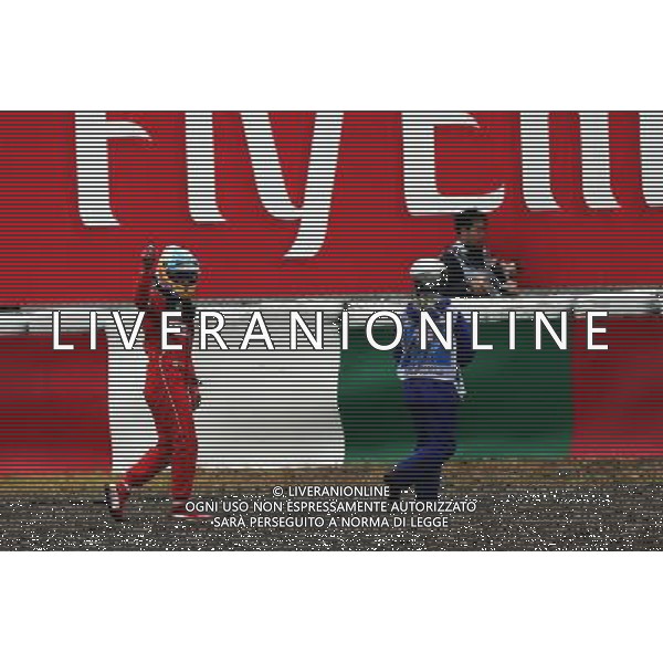 Fernando Alonso (ESP) Ferrari retired from the race. 05.10.2014. Formula 1 World Championship, Rd 15, Japanese Grand Prix, Suzuka, Japan, Race Day. AG ALDO LIVERANI SAS ONLY ITALY