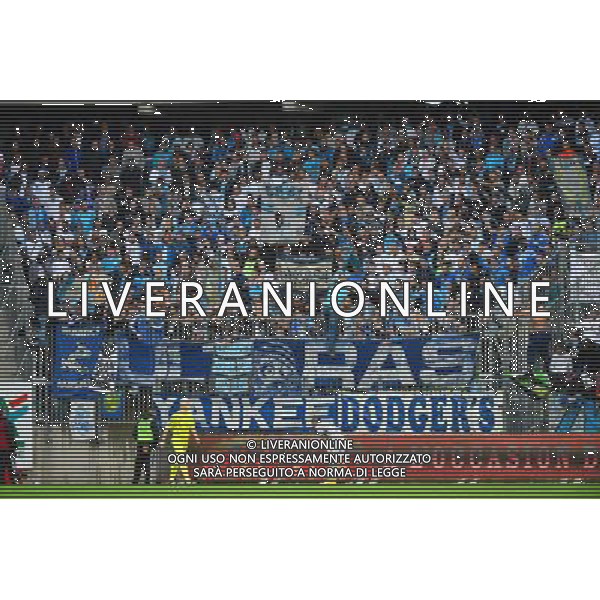 Supporters Marseille - 04.10.2014 - Caen / Marseille - 9eme journee de Ligue 1 Photo : Dave Winter / Icon Sport AG ALDO LIVERANI SAS ONLY ITALY