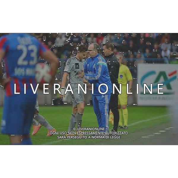 Florian THAUVIN / Marcelo BIELSA - 04.10.2014 - Caen / Marseille - 9eme journee de Ligue 1 Photo : Dave Winter / Icon Sport AG ALDO LIVERANI SAS ONLY ITALY