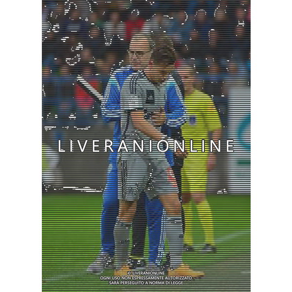 Florian THAUVIN / Marcelo BIELSA - 04.10.2014 - Caen / Marseille - 9eme journee de Ligue 1 Photo : Dave Winter / Icon Sport AG ALDO LIVERANI SAS ONLY ITALY