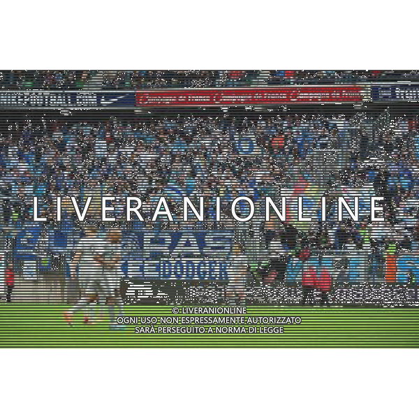 Supporters Marseille - 04.10.2014 - Caen / Marseille - 9eme journee de Ligue 1 Photo : Dave Winter / Icon Sport AG ALDO LIVERANI SAS ONLY ITALY