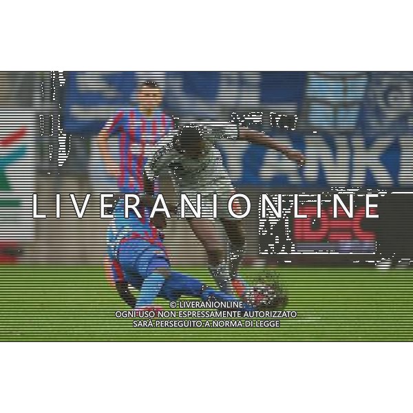 Giannelli IMBULA / N\'Golo KANTE / pelous - 04.10.2014 - Caen / Marseille - 9eme journee de Ligue 1 Photo : Dave Winter / Icon Sport AG ALDO LIVERANI SAS ONLY ITALY