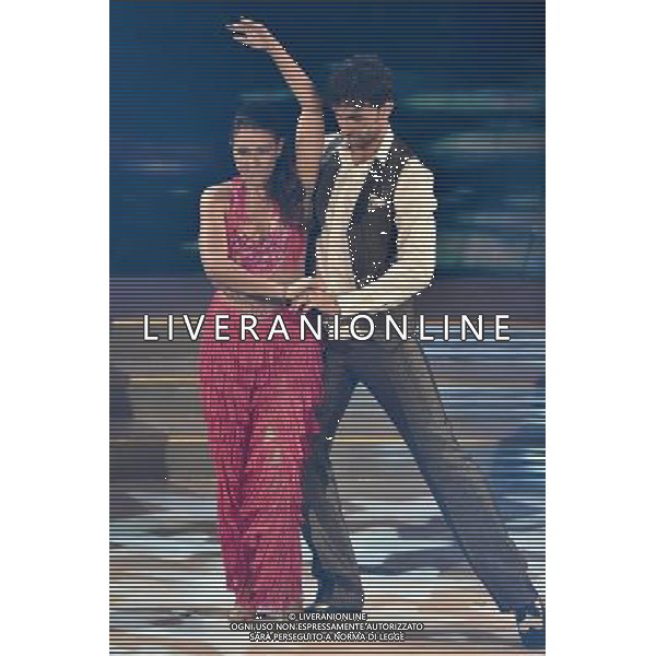 Roma - 04/10/2014 - Auditorium Rai - Trasmissione TV \' Ballando con le stelle \' - nella foto: Giusy Versace e Raimondo Todaro / Ph. Fabrizio Corradetti - Ag. Aldo Liverani sas