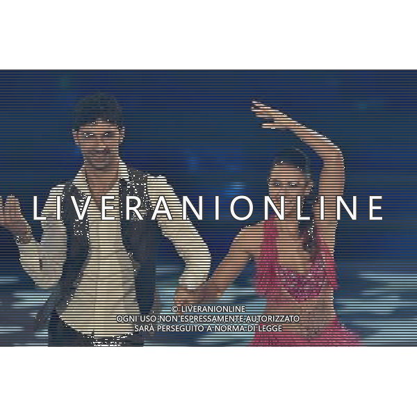 Roma - 04/10/2014 - Auditorium Rai - Trasmissione TV \' Ballando con le stelle \' - nella foto: Giusy Versace e Raimondo Todaro / Ph. Fabrizio Corradetti - Ag. Aldo Liverani sas