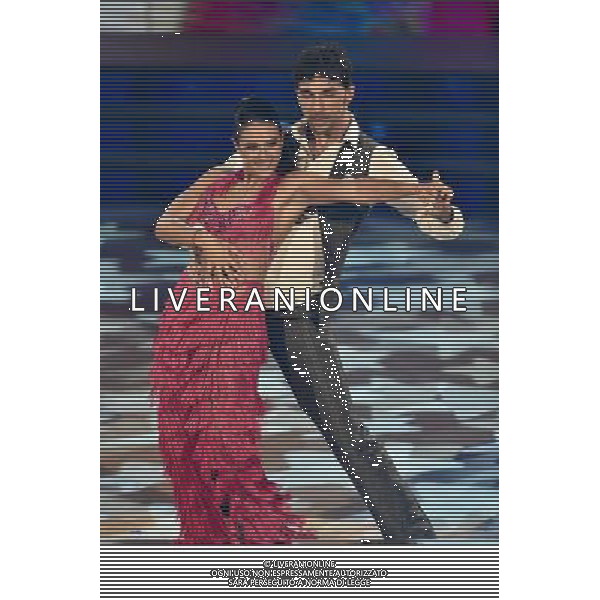 Roma - 04/10/2014 - Auditorium Rai - Trasmissione TV \' Ballando con le stelle \' - nella foto: Giusy Versace e Raimondo Todaro / Ph. Fabrizio Corradetti - Ag. Aldo Liverani sas
