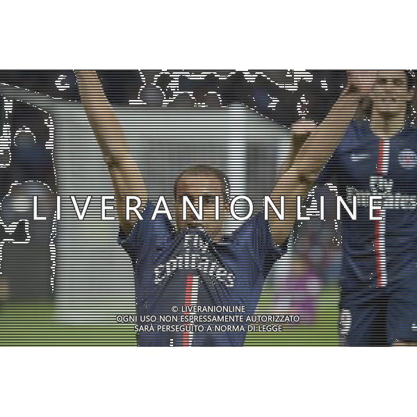 Joie Lucas MOURA - 05.10.2014 - Paris Saint Germain / Monaco - 9eme journee de Ligue 1 Photo : Johnny Fidelin / Icon Sport /Agenzia Aldo Liverani sas - ITALY ONLY - EDITORIAL USE ONLY