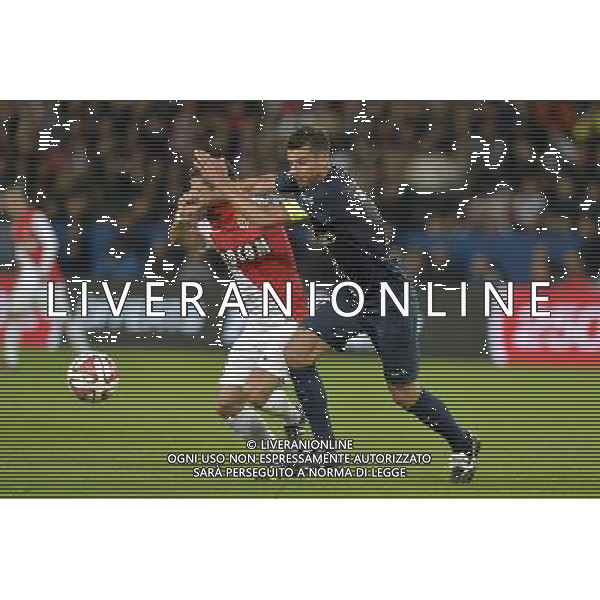Joao MOUTINHO / Thiago MOTTA - 05.10.2014 - Paris Saint Germain / Monaco - 9eme journee de Ligue 1 Photo : Aurelien Meunier / Icon Sport /Agenzia Aldo Liverani sas - ITALY ONLY - EDITORIAL USE ONLY