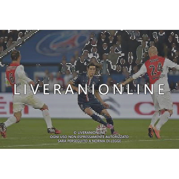 Edinson CAVANI - 05.10.2014 - Paris Saint Germain / Monaco - 9eme journee de Ligue 1 Photo : Aurelien Meunier / Icon Sport /Agenzia Aldo Liverani sas - ITALY ONLY - EDITORIAL USE ONLY