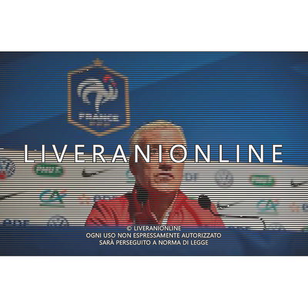 Didier DESCHAMPS - 06.10.2014 - Conference de presse Equipe de France -Clairefontaine Photo : Dave Winter / Icon Sport /Agenzia Aldo Liverani sas - ITALY ONLY - EDITORIAL USE ONLY