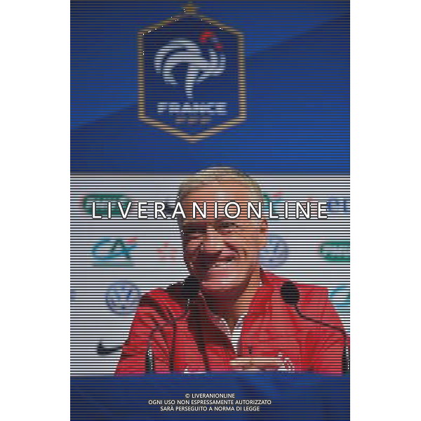 Didier DESCHAMPS - 06.10.2014 - Conference de presse Equipe de France -Clairefontaine Photo : Dave Winter / Icon Sport /Agenzia Aldo Liverani sas - ITALY ONLY - EDITORIAL USE ONLY