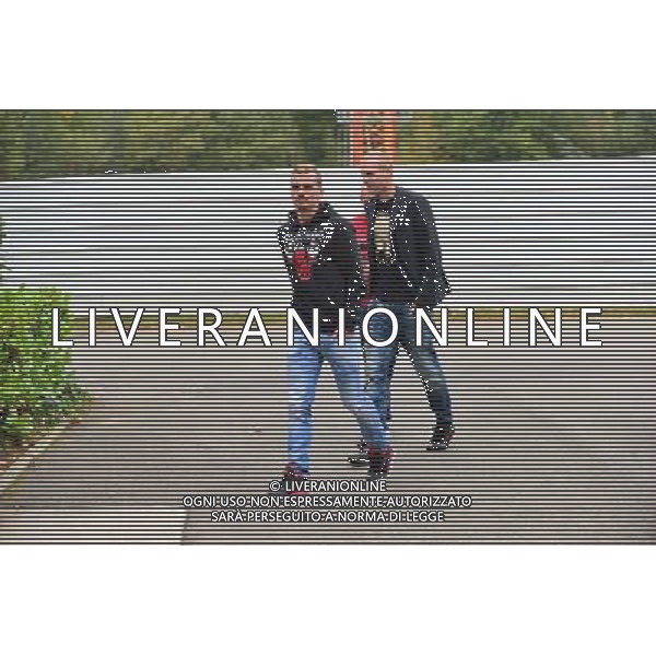 Antoine GRIEZMANN / Jeremy MATHIEU - 06.10.2014 - Football -Equipe de France - Arrivee a Clairefontaine Photo : Dave Winter / Icon Sport AG ALDO LIVERANI SAS ONLY ITALY
