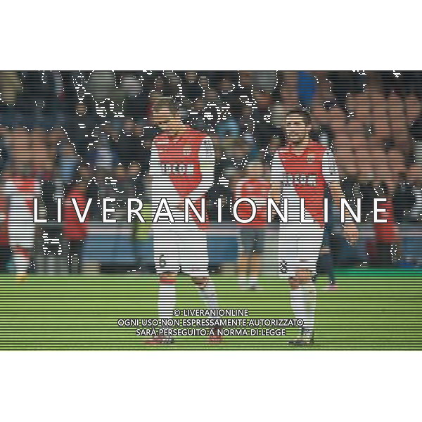 Ricardo CARVALHO / Joao MOUTINHO - 05.10.2014 - Paris Saint Germain / Monaco - 9eme journee de Ligue 1 Photo : Johnny Fidelin / Icon Sport AG ALDO LIVERANI SAS ONLY ITALY