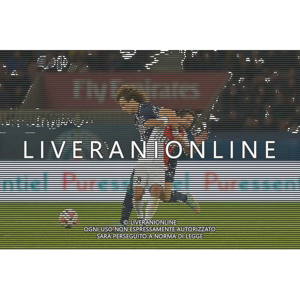 David LUIZ / Joao MOUTINHO - 05.10.2014 - Paris Saint Germain / Monaco - 9eme journee de Ligue 1 Photo : Aurelien Meunier / Icon Sport AG ALDO LIVERANI SAS ONLY ITALY