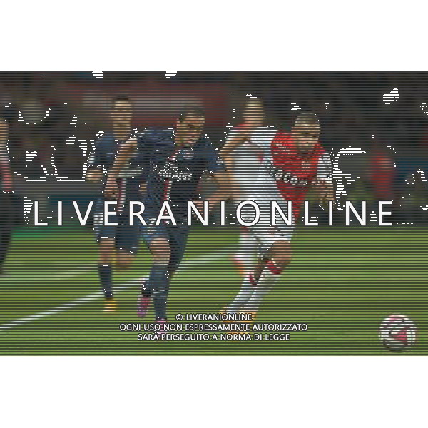 LUCAS / Layvin KURZAWA - 05.10.2014 - Paris Saint Germain / Monaco - 9eme journee de Ligue 1 Photo : Aurelien Meunier / Icon Sport AG ALDO LIVERANI SAS ONLY ITALY