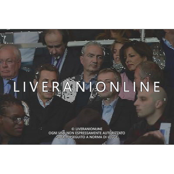 Dmitriy RYBOLOVLEV / Nicolas SARKOZY - 05.10.2014 - Paris Saint Germain / Monaco - 9eme journee de Ligue 1 Photo : WinterPress / Icon Sport