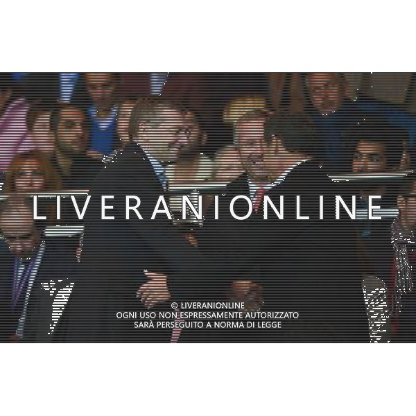 Dmitriy RYBOLOVLEV / Vadim VASILYEV / Nicolas SARKOZY - 05.10.2014 - Paris Saint Germain / Monaco - 9eme journee de Ligue 1 Photo : WinterPress / Icon Sport