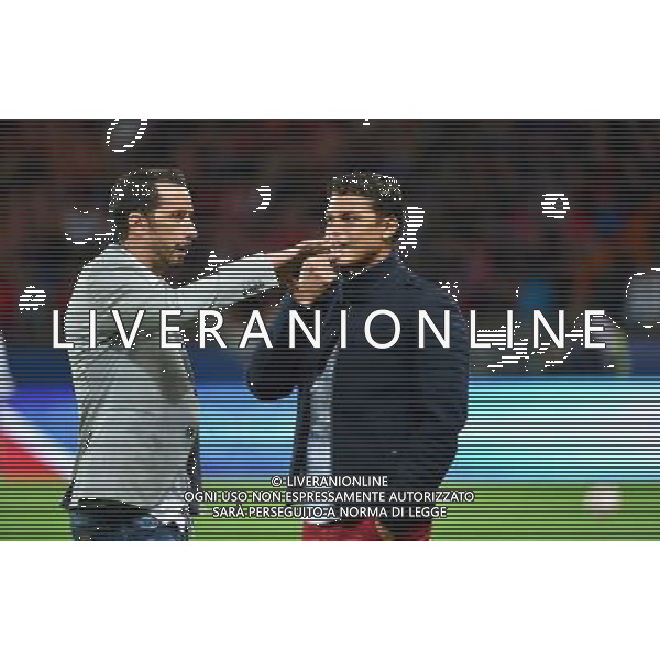 NENE / Thiago SILVA - 05.10.2014 - Paris Saint Germain / Monaco - 9eme journee de Ligue 1 Photo : WinterPress / Icon Sport