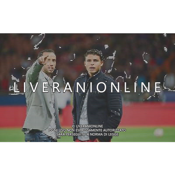 NENE / Thiago SILVA - 05.10.2014 - Paris Saint Germain / Monaco - 9eme journee de Ligue 1 Photo : WinterPress / Icon Sport
