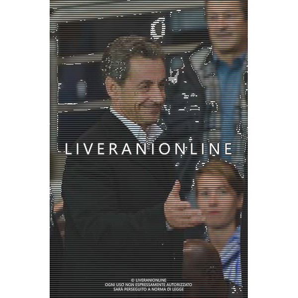 Nicolas SARKOZY - 05.10.2014 - Paris Saint Germain / Monaco - 9eme journee de Ligue 1 Photo : WinterPress / Icon Sport
