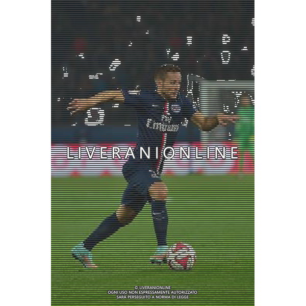 Yohan CABAYE - 05.10.2014 - Paris Saint Germain / Monaco - 9eme journee de Ligue 1 Photo : WinterPress / Icon Sport