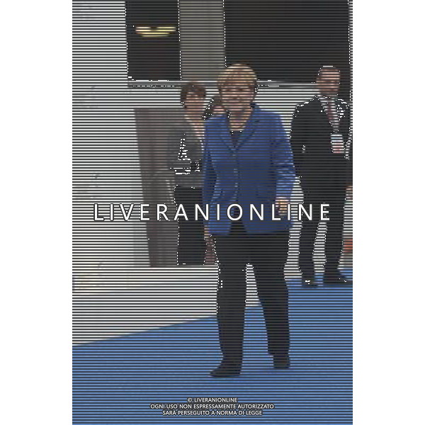Conferenza ad alto livello sull\'occupazione in Europa Milano centro congressi MITO 08 ottobre 2014 nella foto Angela Merkel ©Gazzaniga/Agenzia Aldo Liverani sas