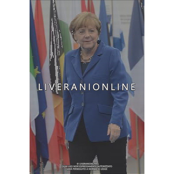 Conferenza ad alto livello sull\'occupazione in Europa Milano centro congressi MITO 08 ottobre 2014 nella foto Angela Merkel ©Gazzaniga/Agenzia Aldo Liverani sas