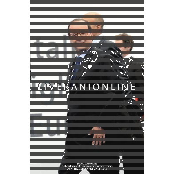 Conferenza ad alto livello sull\'occupazione in Europa Milano centro congressi MITO 08 ottobre 2014 nella foto Hollande Francois ©Gazzaniga/Agenzia Aldo Liverani sas