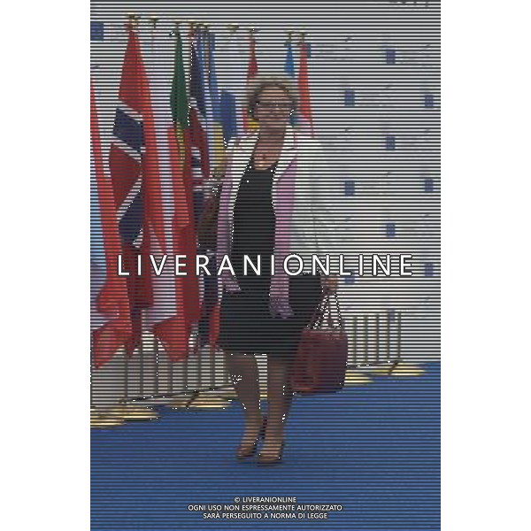 Conferenza ad alto livello sull\'occupazione in Europa Milano centro congressi MITO 08 ottobre 2014 nella foto Monica DE CONINCK Ministro del Lavoro della BELGIO ©Gazzaniga/Agenzia Aldo Liverani sas
