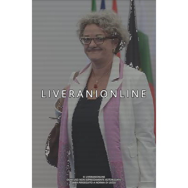 Conferenza ad alto livello sull\'occupazione in Europa Milano centro congressi MITO 08 ottobre 2014 nella foto Monica DE CONINCK Ministro del Lavoro della BELGIO ©Gazzaniga/Agenzia Aldo Liverani sas