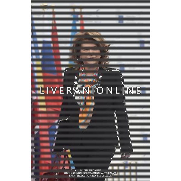 Conferenza ad alto livello sull\'occupazione in Europa Milano centro congressi MITO 08 ottobre 2014 nella foto Rovana PLUMB Ministro del Lavoro della ROMANIA ©Gazzaniga/Agenzia Aldo Liverani sas