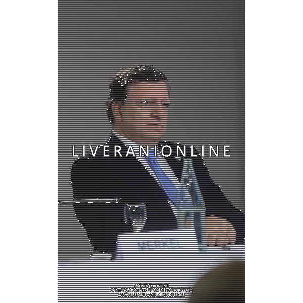 Conferenza ad alto livello sull\'occupazione in Europa Milano centro congressi MITO 08 ottobre 2014 Nella foto: Jose\' Manuel Barroso ©Gazzaniga/Agenzia Aldo Liverani sas