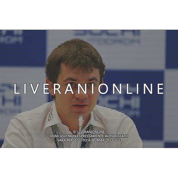 Sergey Vorobyev (RUS) Deputy General Director, OJSC Centre Omega (Sochi Circuit) and Russian GP Promoter at a Press Briefing. 09.10.2014. Formula 1 World Championship, Rd 16, Russian Grand Prix, Sochi Autodrom, Sochi, Russia, Preparation Day. AG ALDO LIVERANI SAS ONLY ITALY