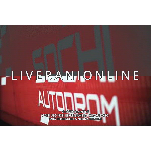 Sochi Autodrom logo. 09.10.2014. Formula 1 World Championship, Rd 16, Russian Grand Prix, Sochi Autodrom, Sochi, Russia, Preparation Day. AG ALDO LIVERANI SAS ONLY ITALY