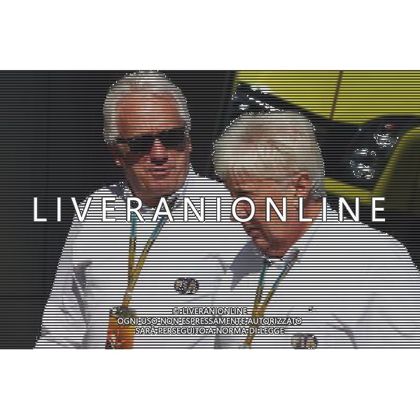 (L to R): Charlie Whiting (GBR) FIA Delegate with Herbie Blash (GBR) FIA Delegate. 09.10.2014. Formula 1 World Championship, Rd 16, Russian Grand Prix, Sochi Autodrom, Sochi, Russia, Preparation Day. - www.xpbimages.com, EMail: requests@xpbimages.com - copy of publication required for printed pictures. Every used picture is fee-liable. © Copyright: Batchelor / XPB Images