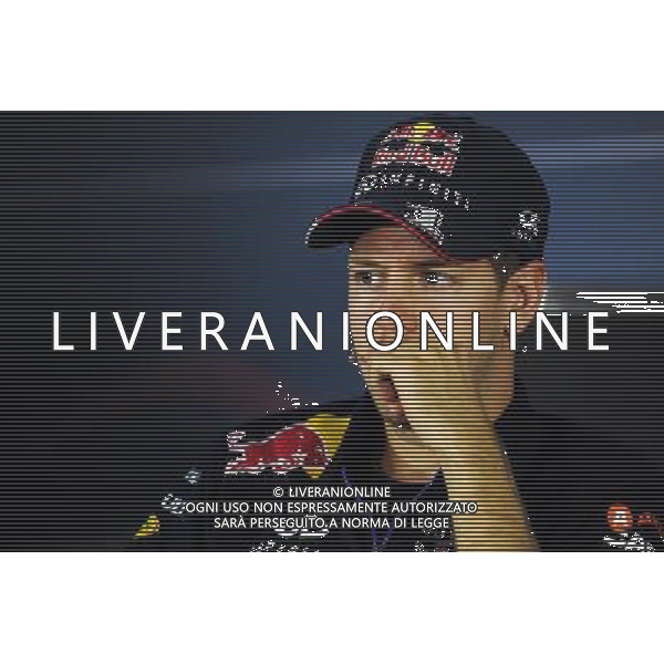 Sebastian Vettel (GER) Red Bull Racing in the FIA Press Conference. 09.10.2014. Formula 1 World Championship, Rd 16, Russian Grand Prix, Sochi Autodrom, Sochi, Russia, Preparation Day. - www.xpbimages.com, EMail: requests@xpbimages.com - copy of publication required for printed pictures. Every used picture is fee-liable. © Copyright: Price / XPB Images