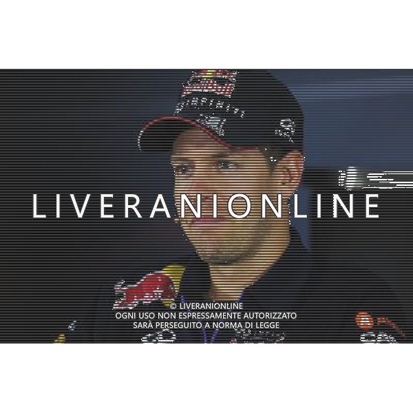 Sebastian Vettel (GER) Red Bull Racing in the FIA Press Conference. 09.10.2014. Formula 1 World Championship, Rd 16, Russian Grand Prix, Sochi Autodrom, Sochi, Russia, Preparation Day. - www.xpbimages.com, EMail: requests@xpbimages.com - copy of publication required for printed pictures. Every used picture is fee-liable. © Copyright: Price / XPB Images
