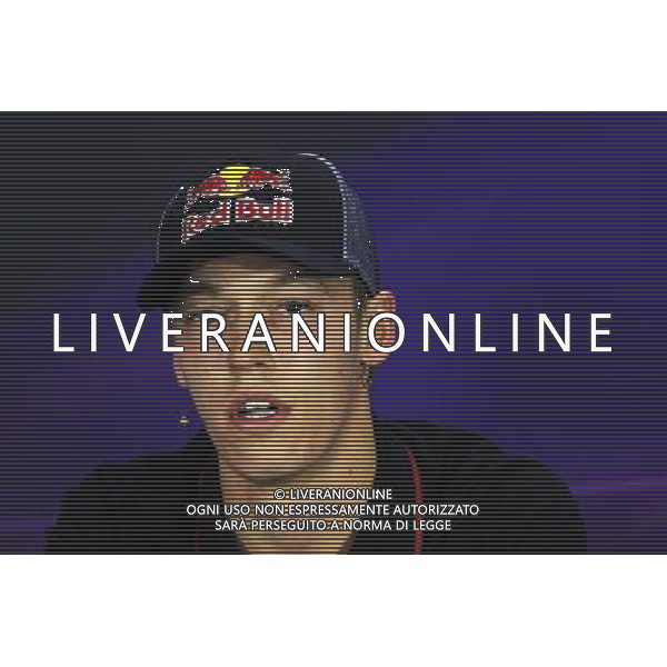 Daniil Kvyat (RUS) Scuderia Toro Rosso in the FIA Press Conference. 09.10.2014. Formula 1 World Championship, Rd 16, Russian Grand Prix, Sochi Autodrom, Sochi, Russia, Preparation Day. - www.xpbimages.com, EMail: requests@xpbimages.com - copy of publication required for printed pictures. Every used picture is fee-liable. © Copyright: Photo4 / XPB Images