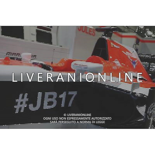 The Marussia F1 Team MR03 of Jules Bianchi (FRA) carries messages of support, with the hashtags #ForzaJules and #JB17. 10.10.2014. Formula 1 World Championship, Rd 16, Russian Grand Prix, Sochi Autodrom, Sochi, Russia, Practice Day. AG ALDO LIVERANI SAS ONLY ITALY
